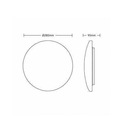 Plafondlamp | Ø280mm | 12 watt | 3-CCT