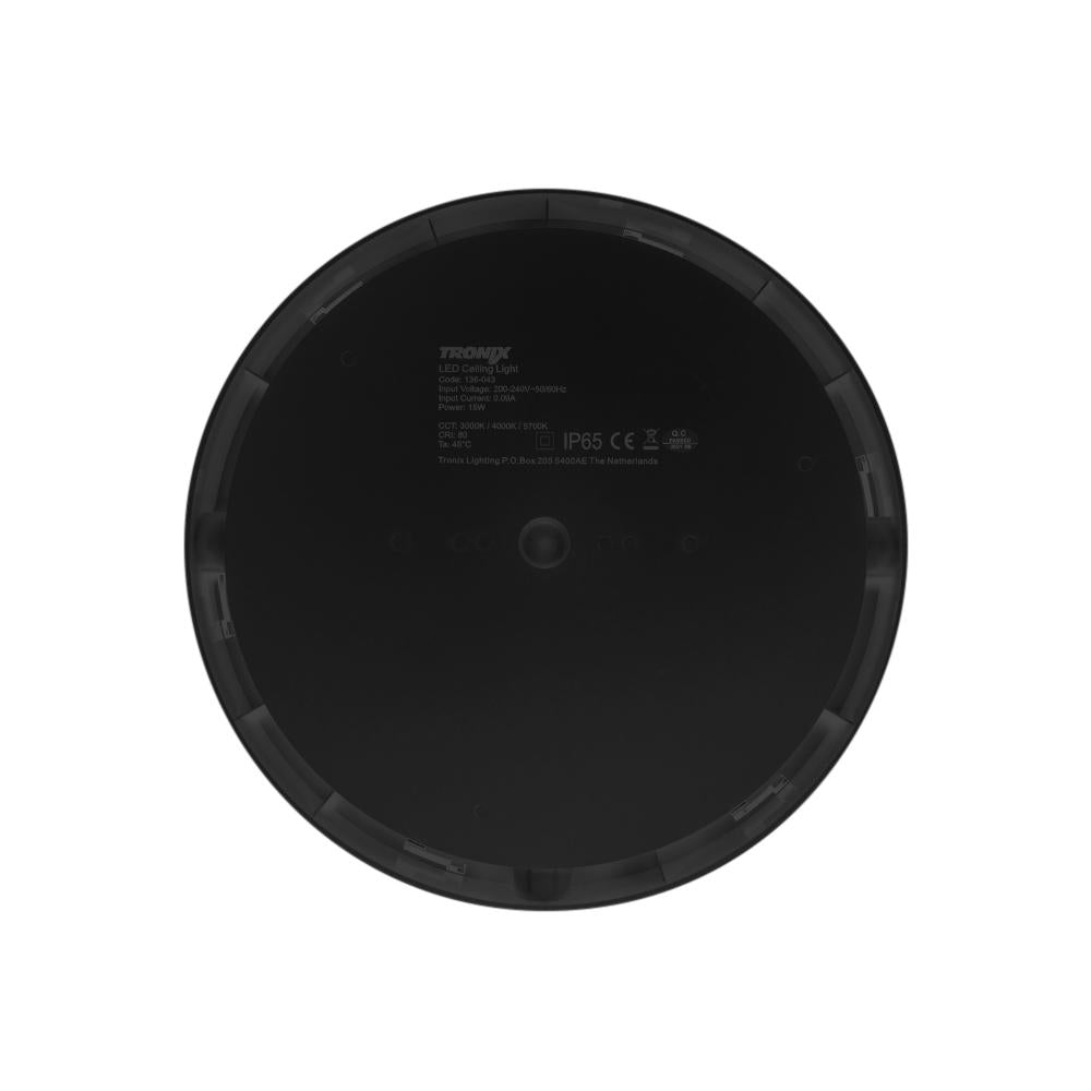 Plafondlamp | Ø300mm | 15W | IP65 | 3-CCT