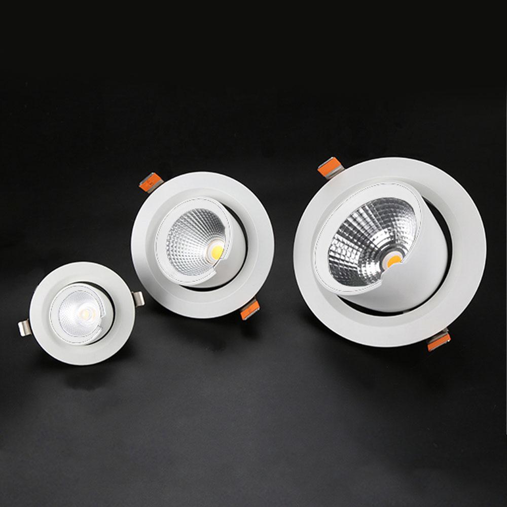 Verstelbare downlight wit | Ø145mm | 24°