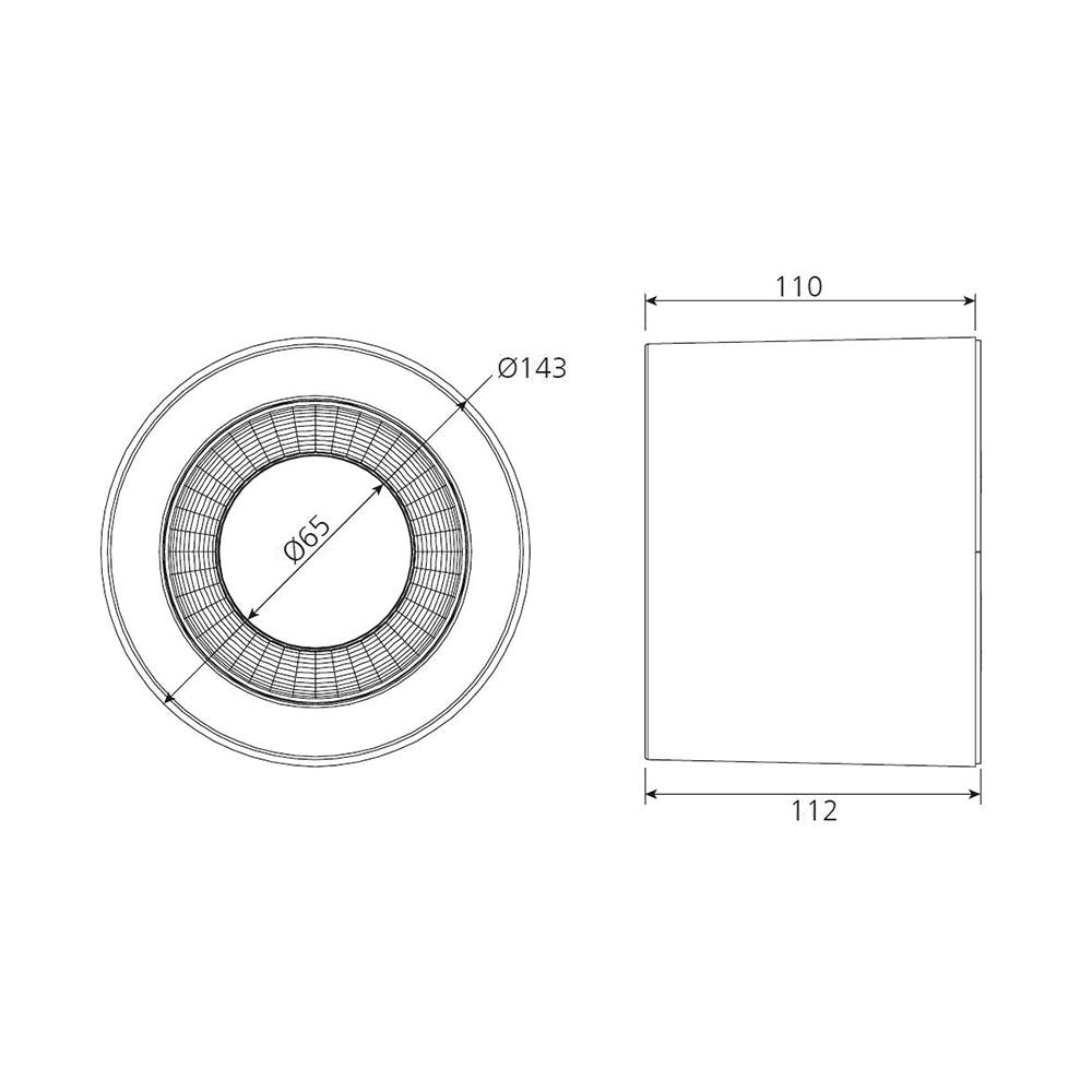 Downlight opbouw