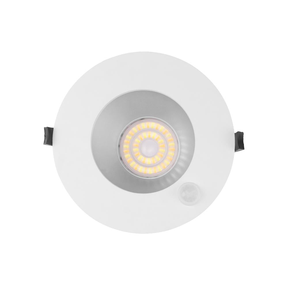 Reflector downlight mat | Ø180mm | wit | 3-CCT | 6~11W | PIR