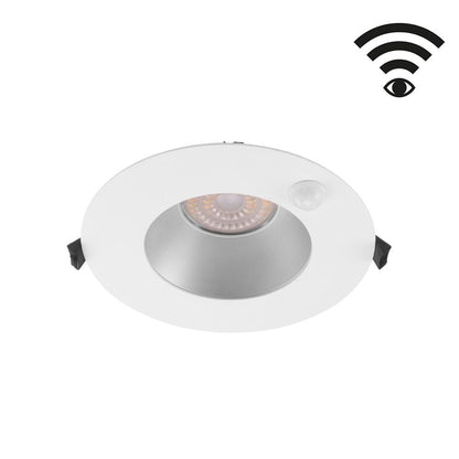 Reflector downlight mat | Ø180mm | wit | 3-CCT | 6~11W | PIR