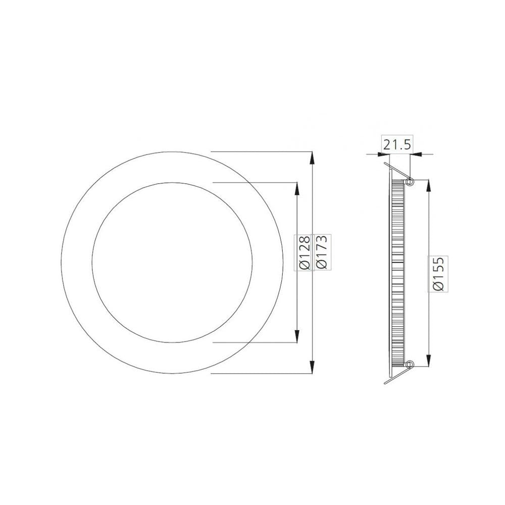 Downlight plat