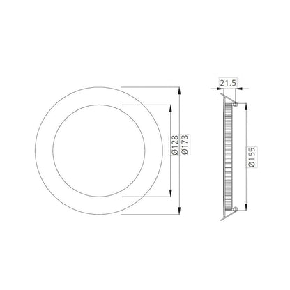 Downlight plat