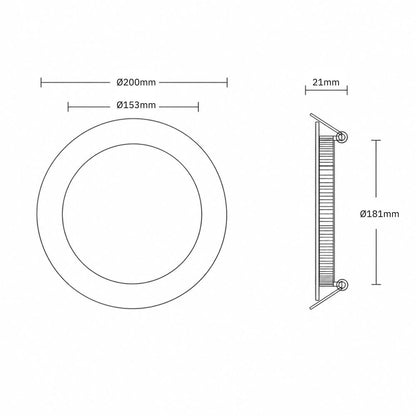 Downlight plat