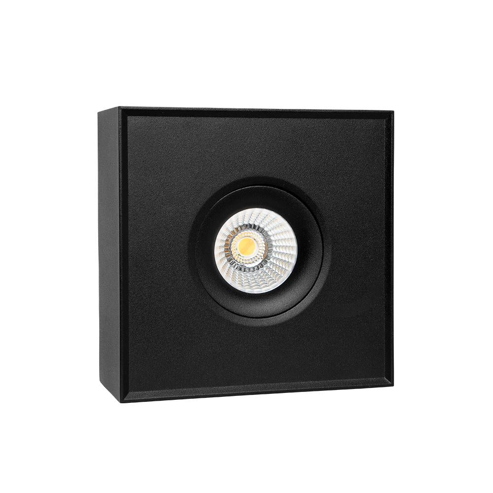 Plafondlamp 8W | 60° | dim to warm 3000~2000K | zwart