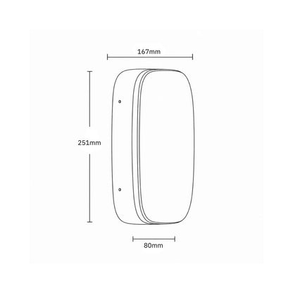 Wandlamp | 251*167mm | 7W | IP65 | 2700-3000K