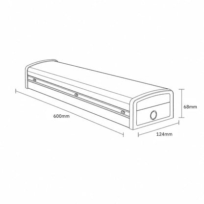 Batten light 600mm | 10~25W | IP20 | 3-CCT