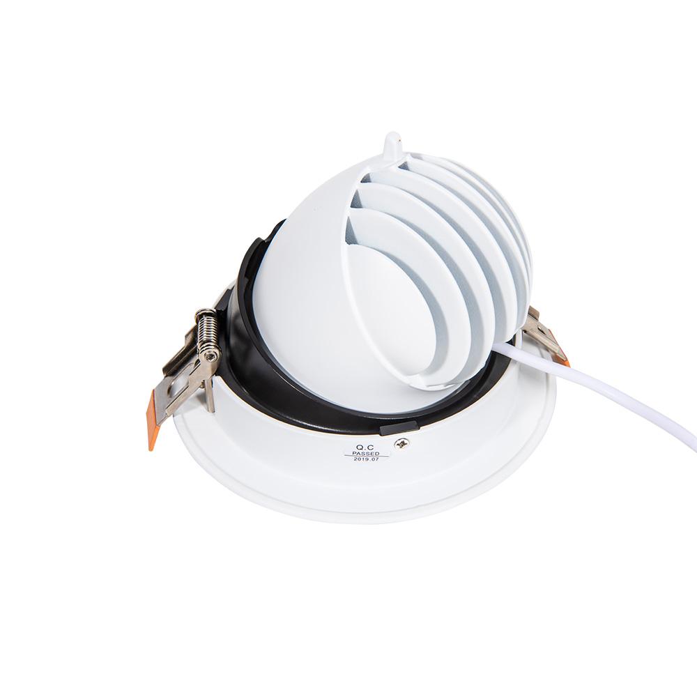 Verstelbare downlight wit | Ø180mm | 45°
