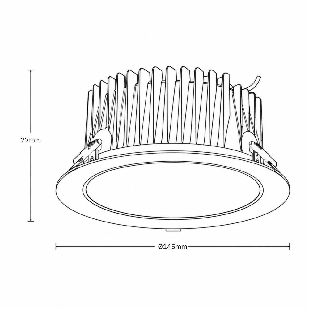 Downlight Ø145mm
