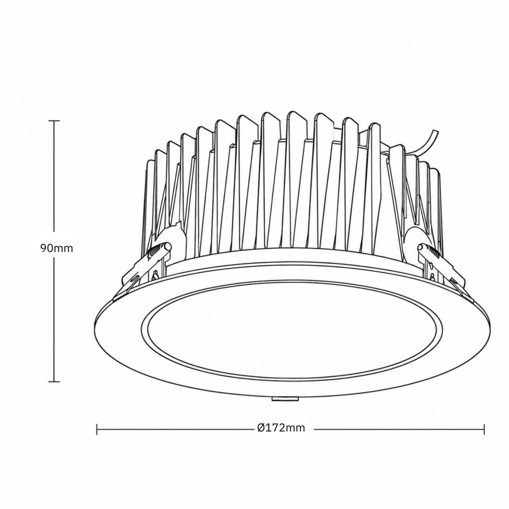 Downlight Ø172mm