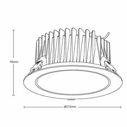 Downlight Ø172mm