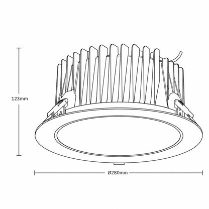 Downlight Ø280mm