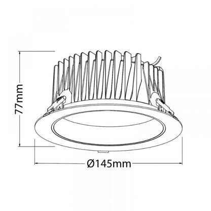 Reflector downlight