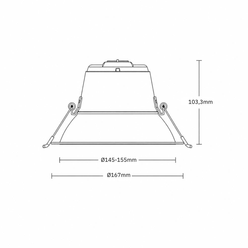 Downlight | Ø167mm