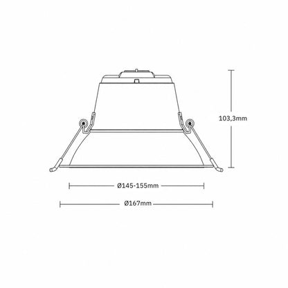 Downlight | Ø167mm