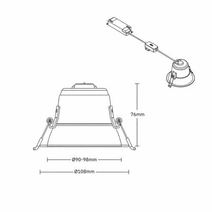Downlight | Ø108mm