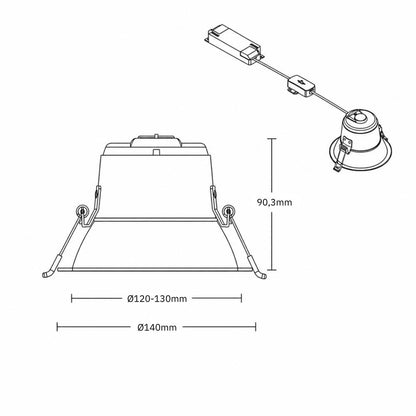 Downlight | Ø140mm
