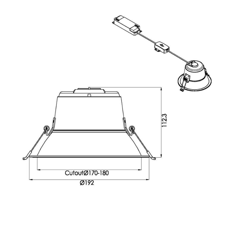 Downlight | Ø192mm
