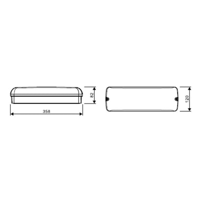 Bulkhead | 3-CCT | IK10 | IP65