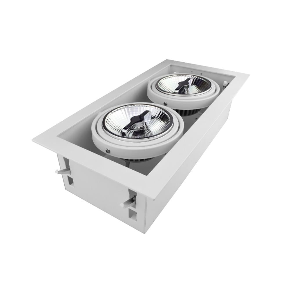Inbouw/trimless armatuur 2x AR111