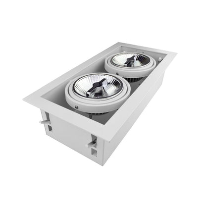 Inbouw/trimless armatuur 2x AR111