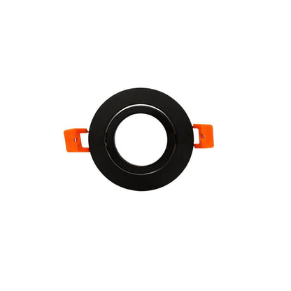Inbouwarmatuur | 50mm | zwart | rond | Ø83mm | verstelbaar
