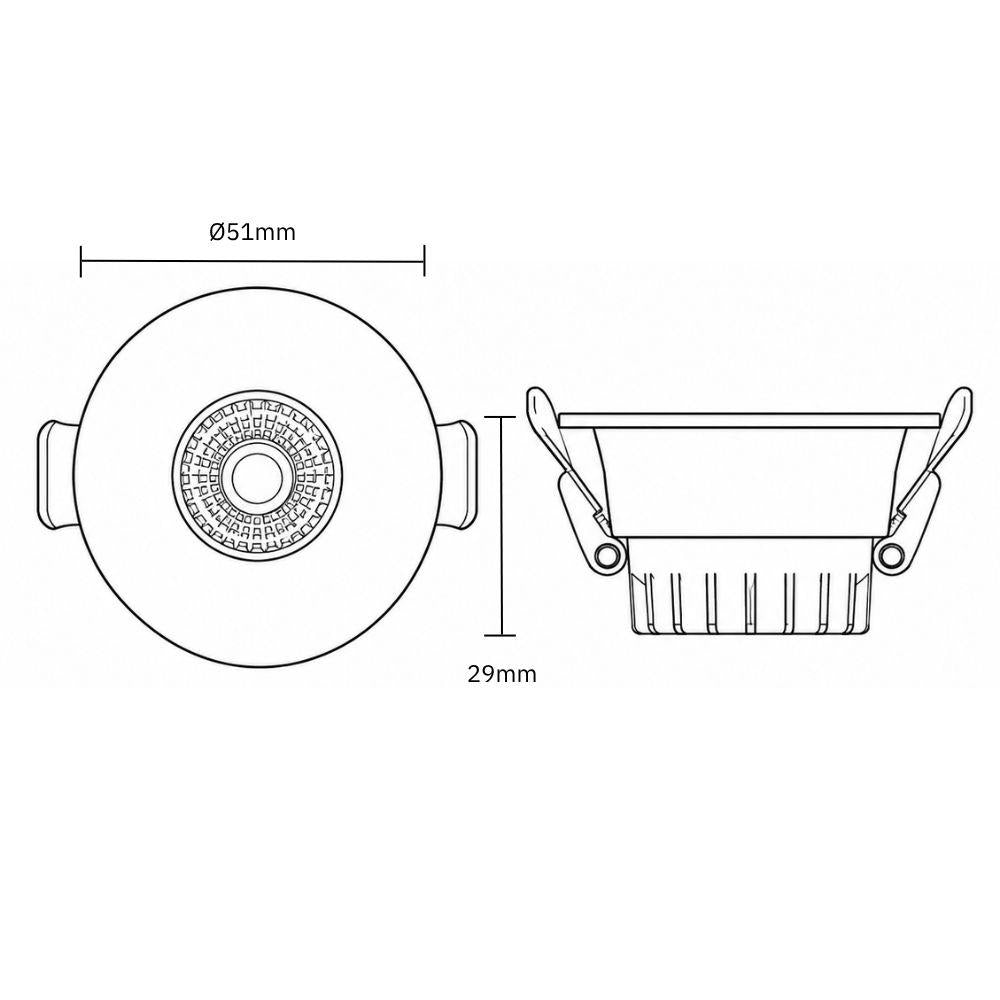 Spot | Ø51*29mm | 24V | 4W