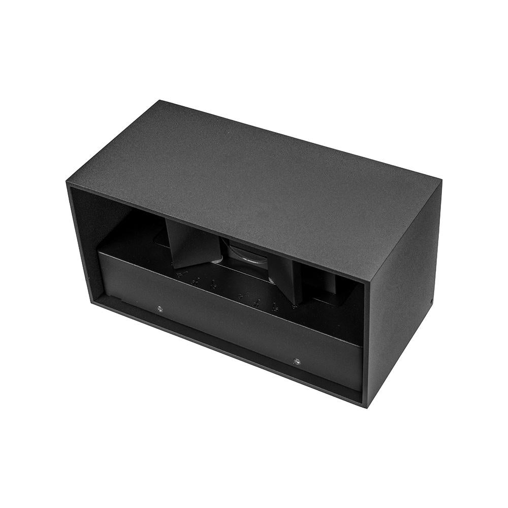 Wandlamp 200x101x100 | zwart | 20W | 2700K | dimbaar