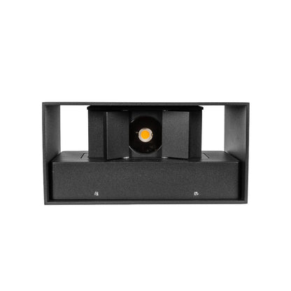 Wandlamp 200x101x100 | zwart | 20W | 2700K | dimbaar