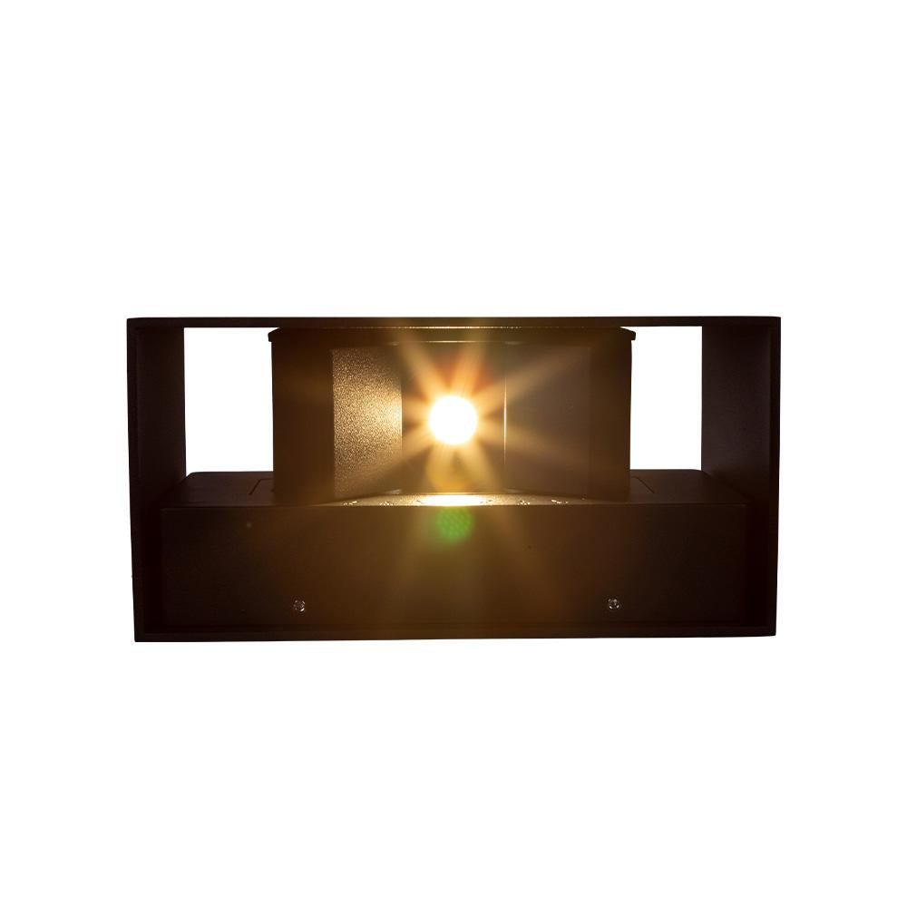 Wandlamp 200x101x100 | zwart | 20W | 2700K | dimbaar