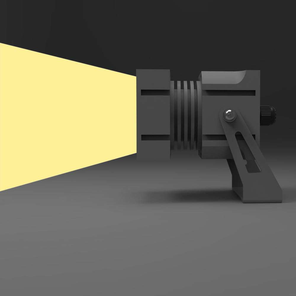 Tuinspot 123x79x79mm | 40° | 10W | zwart | 3000K | dimbaar