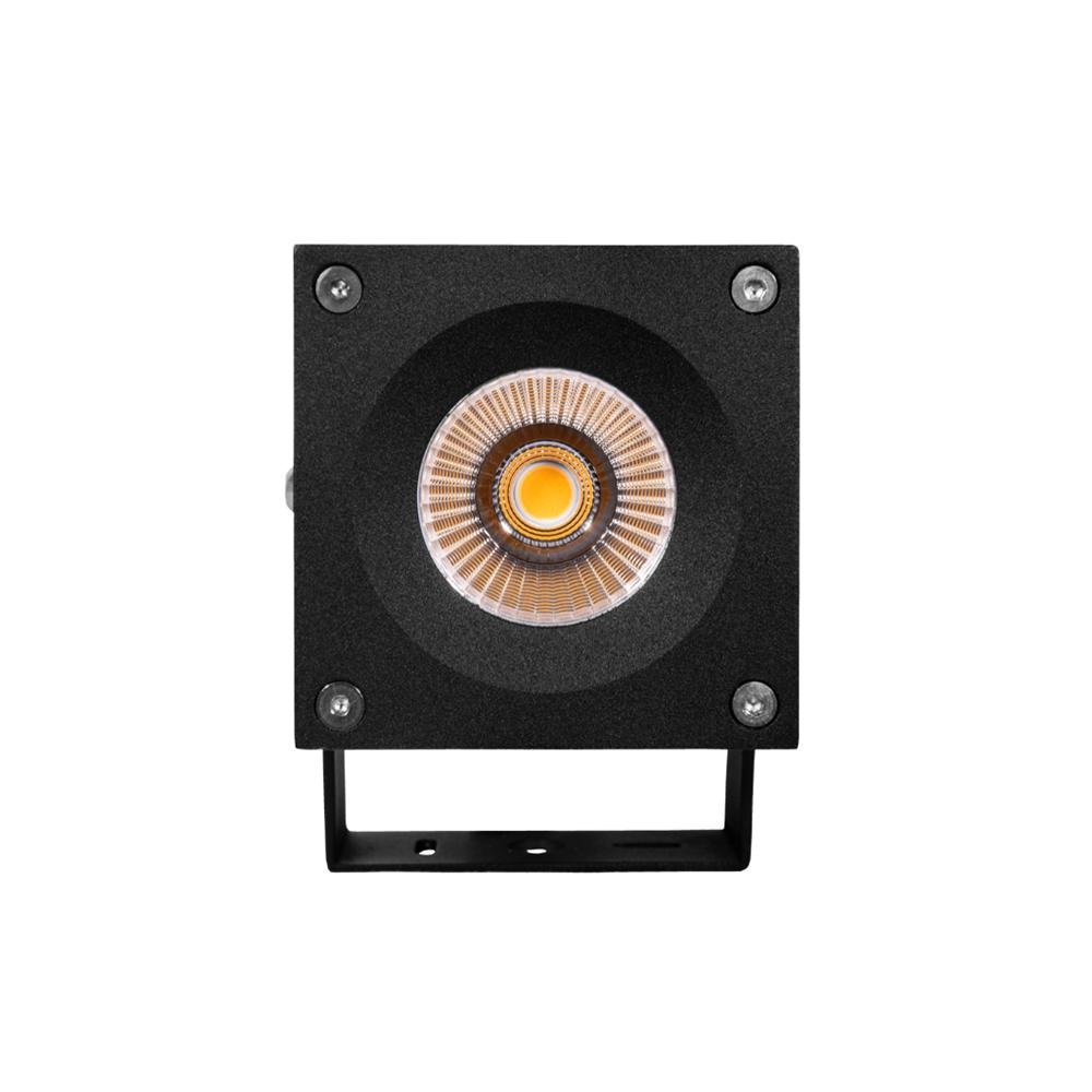 Tuinspot 123x79x79mm | 40° | 10W | zwart | 3000K | dimbaar