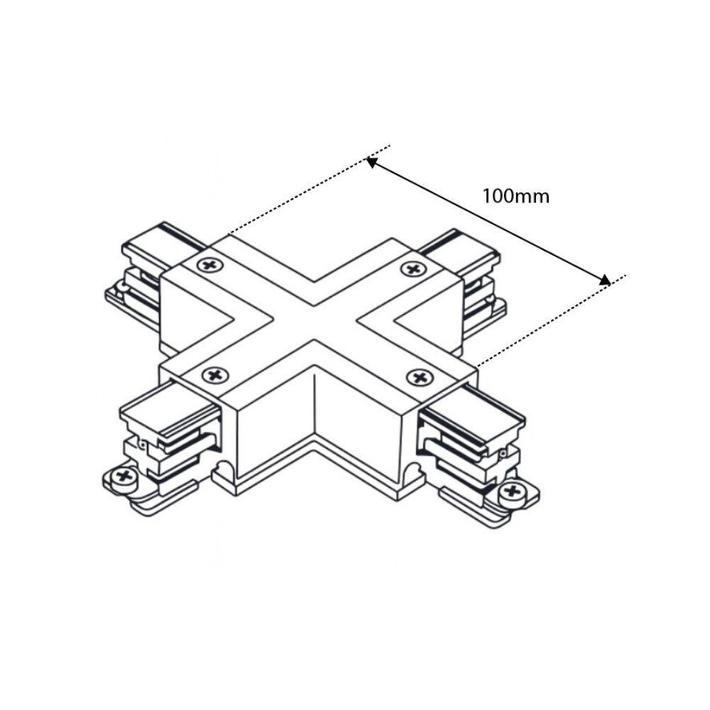 X-connector | voor 3-fase rails