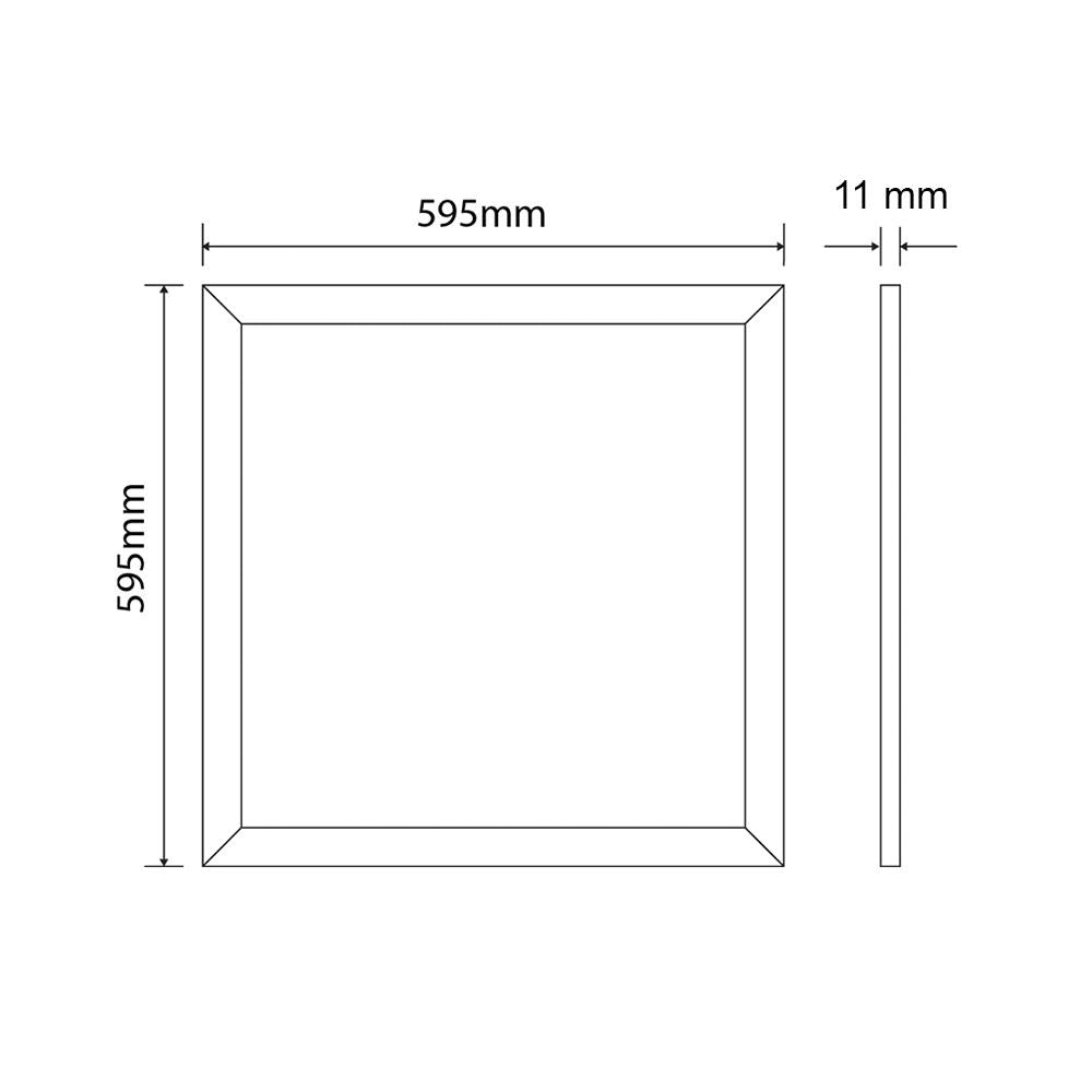 LED paneel | 60*60 | 24V | 36W | RGBTW