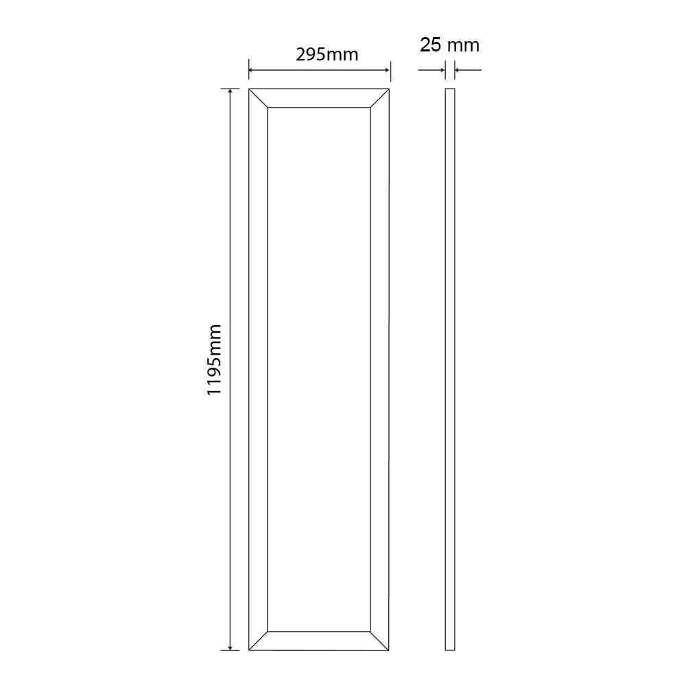 LED paneel | 30*120 | 25W | 3-CCT | UGR<19 | excl. voeding