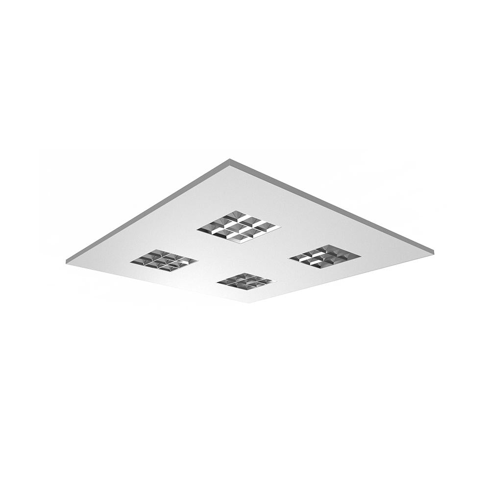 LED paneel | reflector | 60x60 | 3-CCT | wit frame | UGR<17