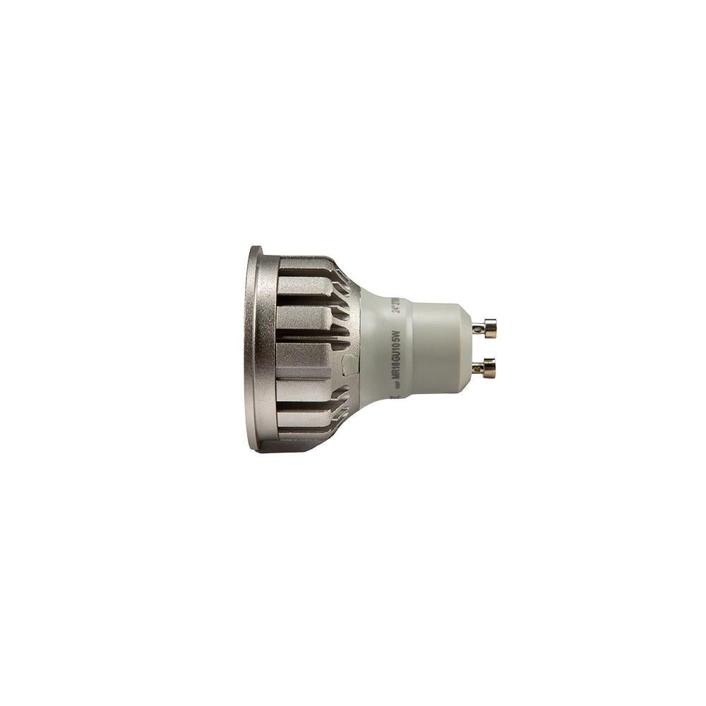 GU10 | zilver | 5W | 24° | 2700K | CRI>92