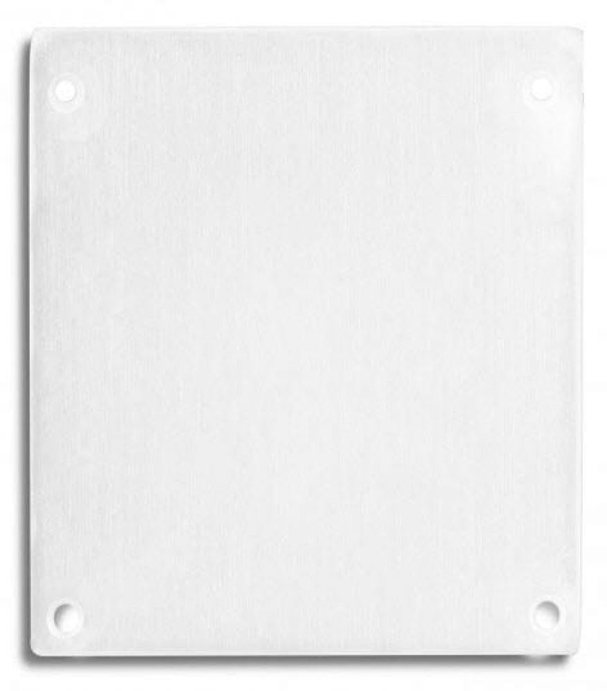 E69 eindkap alu wit RAL9010 voor profiel PN17V2, 2 st, inc