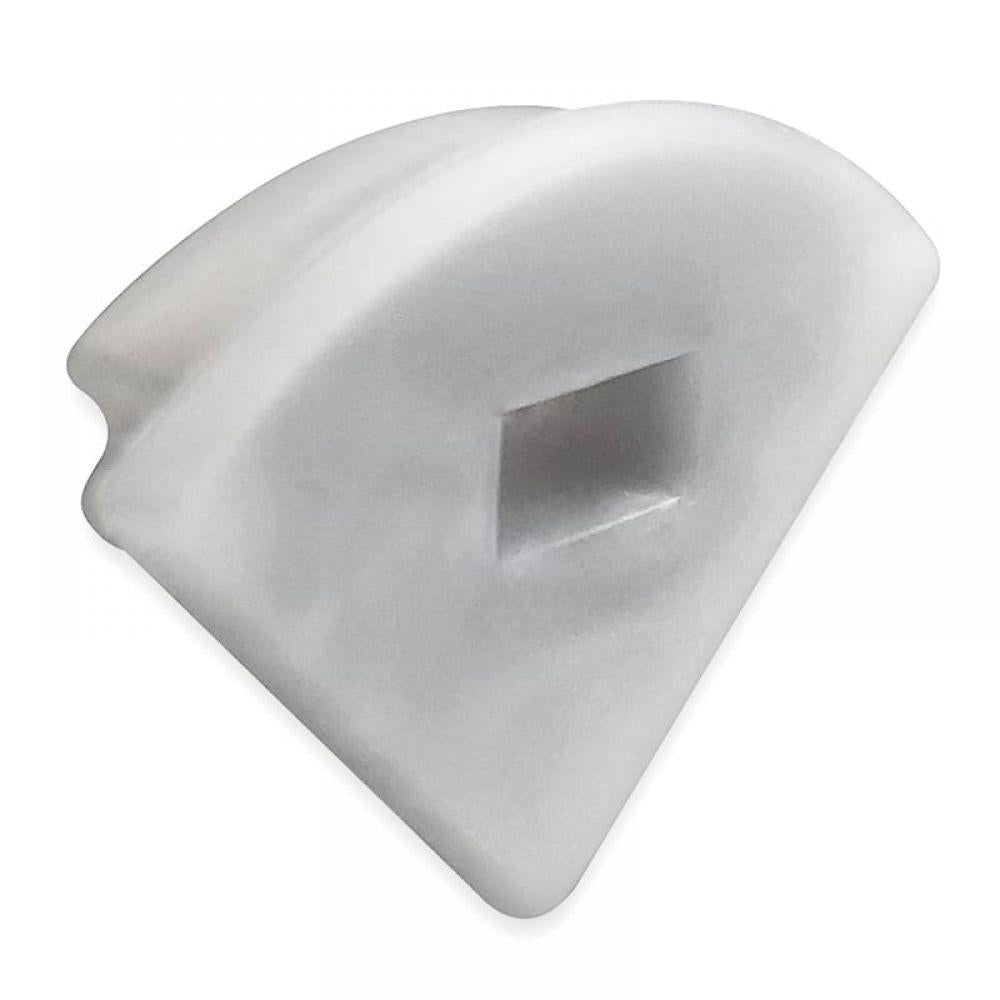 E68 Eindkap silicone voor profiel PN10 met kabelgoot 1 st