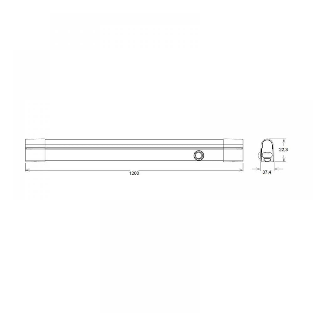 LED T5 opbouw | 120cm | 18W | 3-CCT