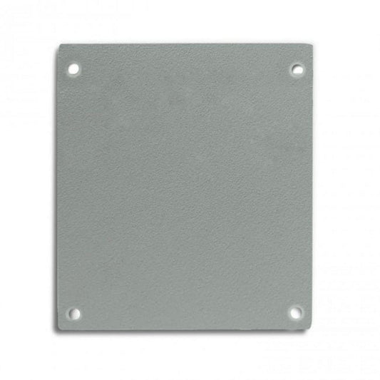 E69s eindkap zilver voor profiel PN17V2 2 st, incl. schroeven