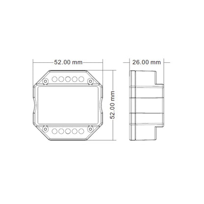 RF | controller | SC | 100-240V fase afsnijding | inbouw