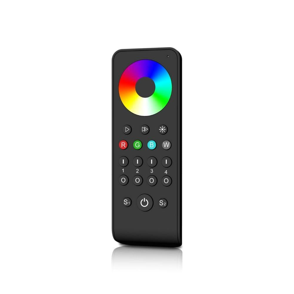 RF | afstandsbediening | RGB(W) | 4 zones | zwart | touchwielbediening