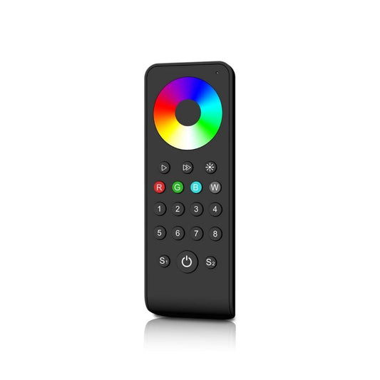 RF | afstandsbediening | RGB(W) | 8 zones | zwart | touchwielbediening
