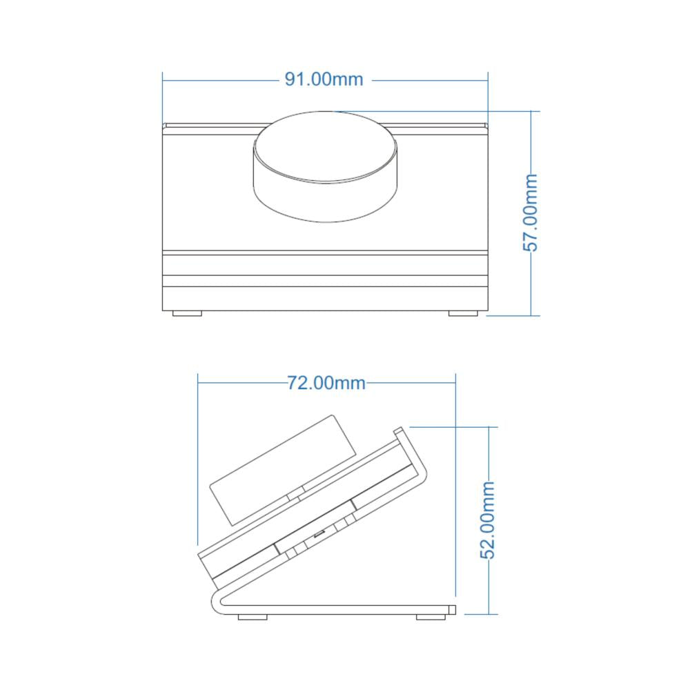 RF | afstandsbediening | SC | 1 zone | zwart | tafeldraaidimmer