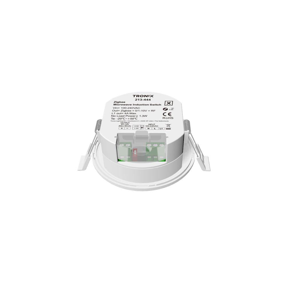 Zigbee | sensor | inbouw | RF + PIR + light + 0/1-10V