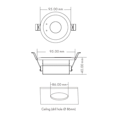 Zigbee | sensor | inbouw | RF + PIR + light + 0/1-10V
