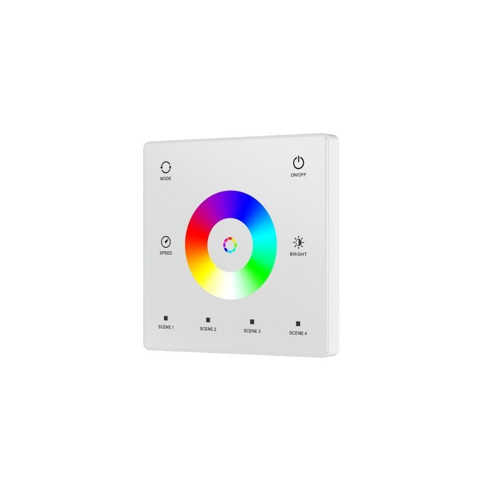 SPI | afstandsbediening | RGB(W) | wit | muurtouchwielbediening