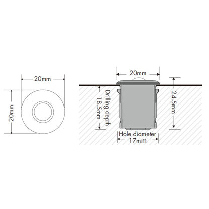 Sensor | PIR | 12~24V | wit | inbouw